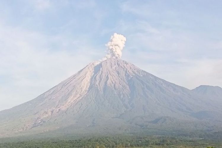 Gunung Semeru Alami Erupsi Tiga Kali, Tinggi Letusan Capai 800 Meter