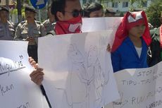 Mahasiswa GMNI Demo Tolak Pilkada Kembali ke DPRD