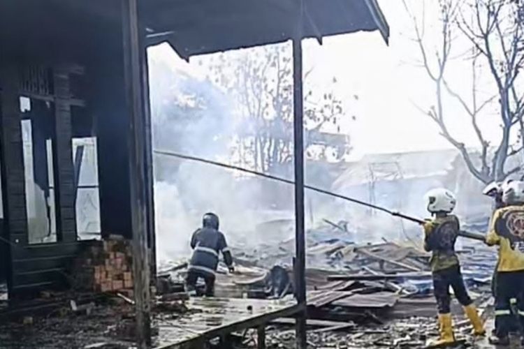 Saat Warga Rayakan HUT RI, 3 Rumah di Kukar Habis Dilalap Api