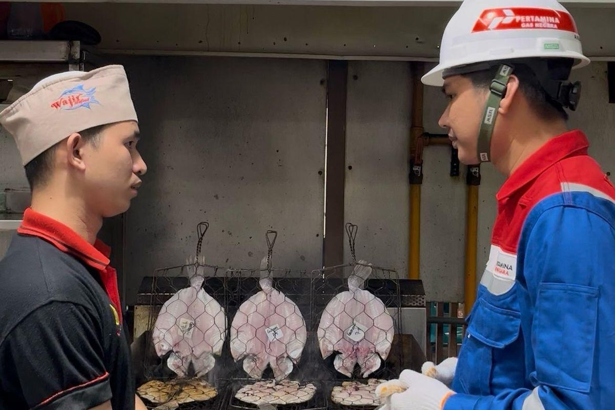Pelaku UMKM dari Medan, yakni Wajir Seafood, dapat menghemat biaya energi hingga 30 persen setelah menggunakan gas bumi dari PLN.