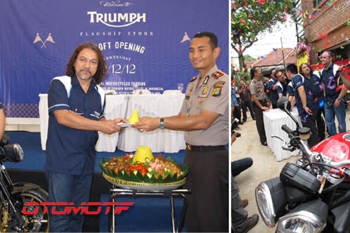 PT Global Motorcycle Trading menyatakan diri sebagai penjual resmi sepeda motor Triumph di Indonesia.