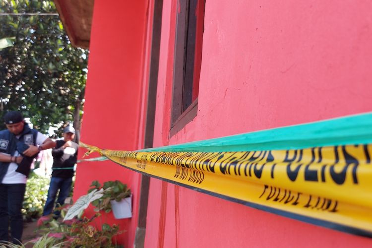 Lokasi pembunuhan ibu muda di Desa Jayamekar, Kecamatan Padalarang, Kabupaten Bandung Barat pada Minggu (8/5/2022).