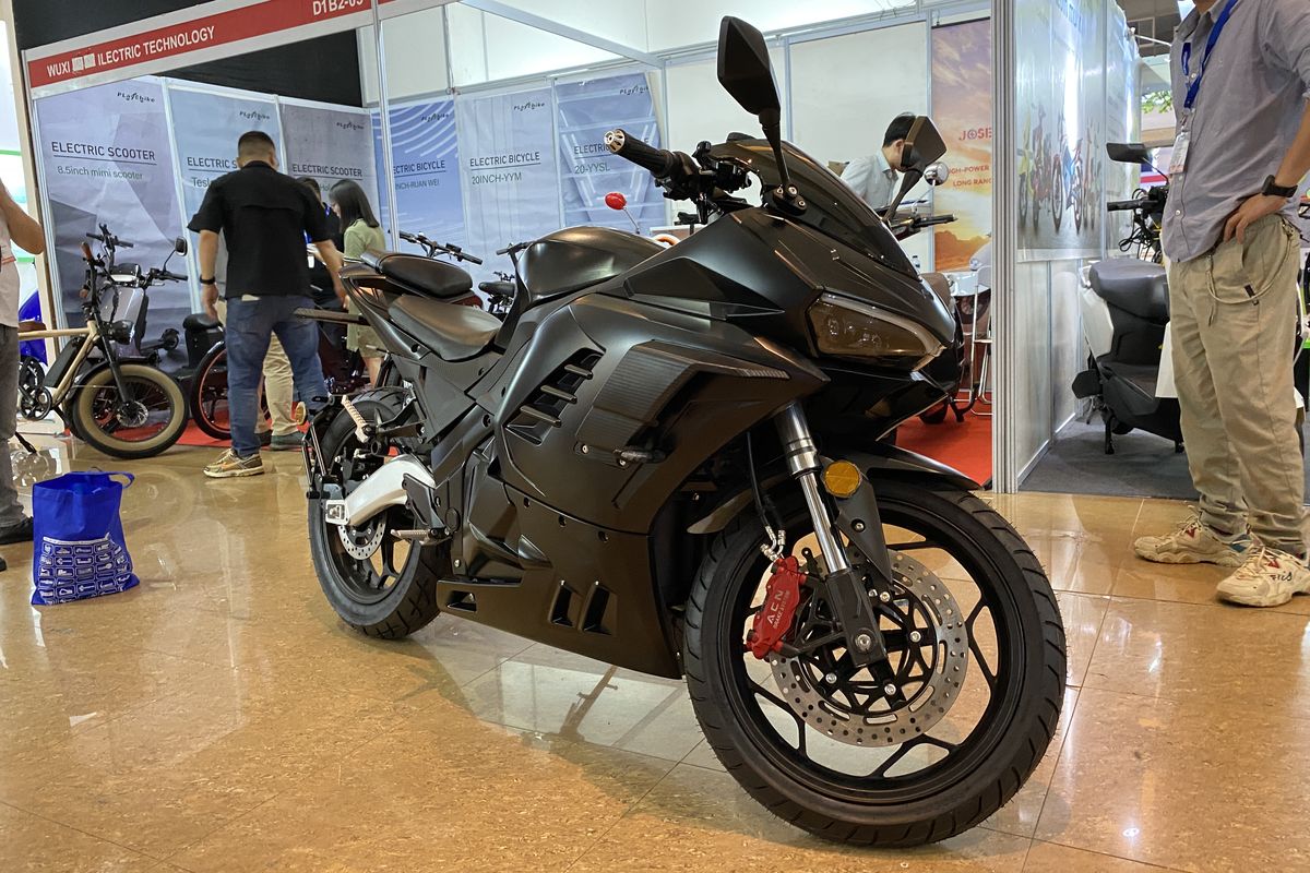 WJet H400-M, Motor listrik sport asal China yang mirip Kawasaki Ninja H2R