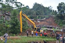 Longsor di Cijeruk Bogor, 5 Orang Belum Ditemukan