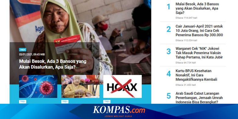 [POPULER TREN] Pencairan 3 Bansos | Cek Bansos Rp 300.000