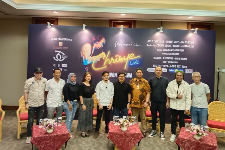 Konser Chrisye Live by Erwin Gutawa dijadwalkan digelar di Balai Sidang Jakarta Convention Center (JCC) pada 30 September 2022.