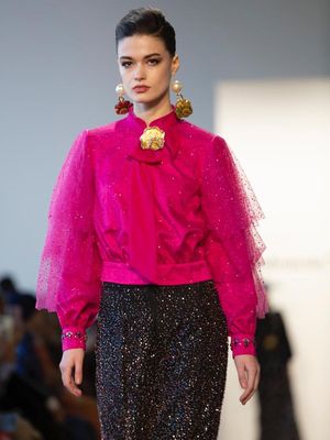 brand busana milik Trisha Chas, Zeta Privé tampil di  New York Fashion Week 2023  