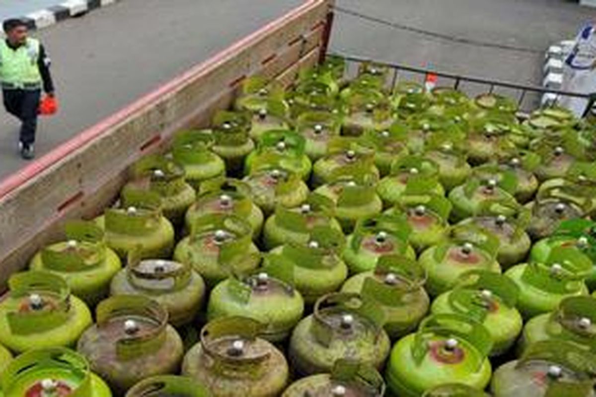 Ilustrasi gas elpiji