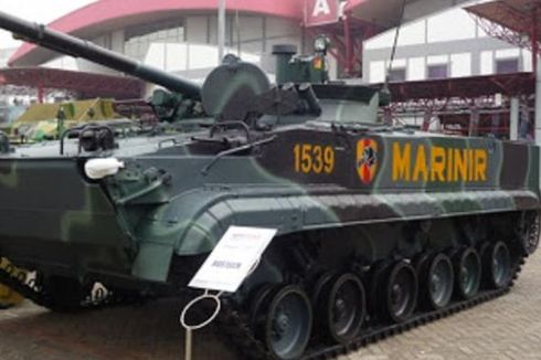 Spesifikasi Tank Amfibi BMP-3F Buatan Rusia, Kendaraan Tempur Tercanggih Korps Marinir TNI AL