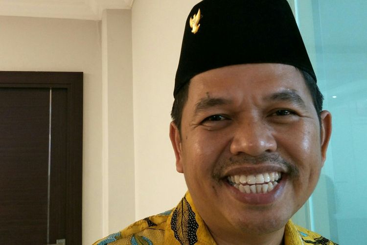 Ketua Dewan Pimpinan Daerah Golkar Jawa Barat Dedi Mulyadi ketika ditemui di kantor DPP Golkar, Jakarta Barat, Senin (20/11/2017).