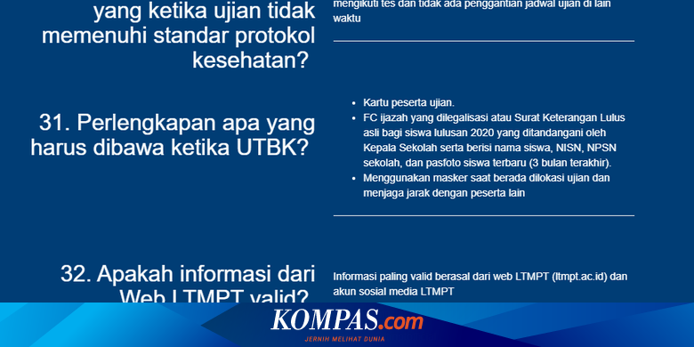 Catat Ini Perubahan Jadwal Utbk 2020 Dalam Situasi New Normal