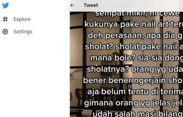 Bagaimana hukum menggunakan kutek ataupun nail ars untuk shalat?