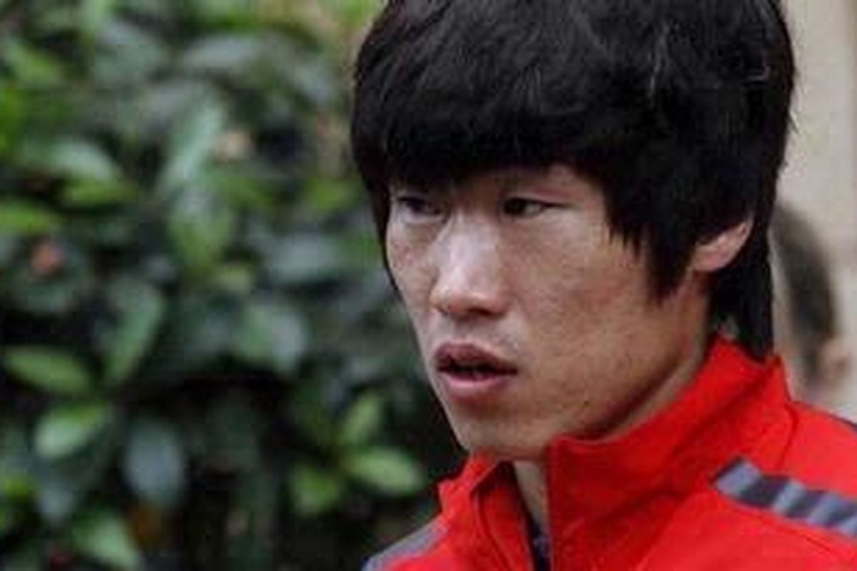Gelandang Manchester United, Park Ji-Sung. 