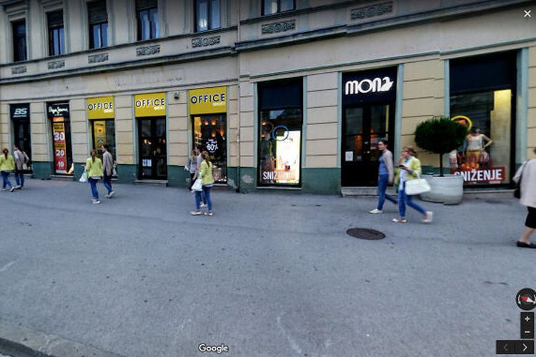 ilustrasi momen unik dan lucu di Google Street View