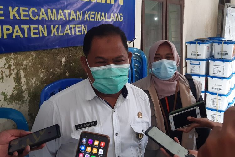 Sekretaris Satgas Percepatan Pengendalian Covid-19 Klaten yang juga Kepala Pelaksana BPBD Klaten, Sip Anwar.