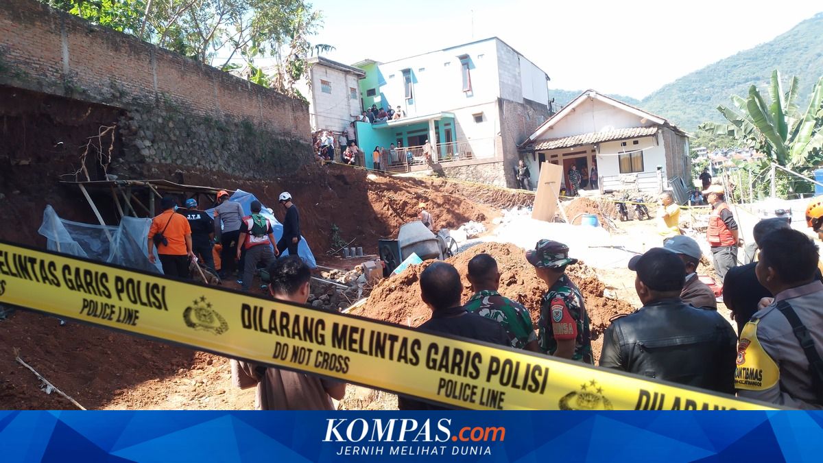 Pekerja Proyek Indekos di Jatinangor Sumedang Tewas Tertimbun TPT Ambruk