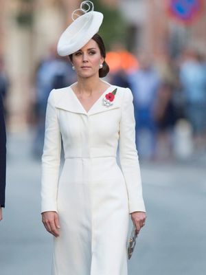 Kate Middleton dalam sebuah acara di Belgia.