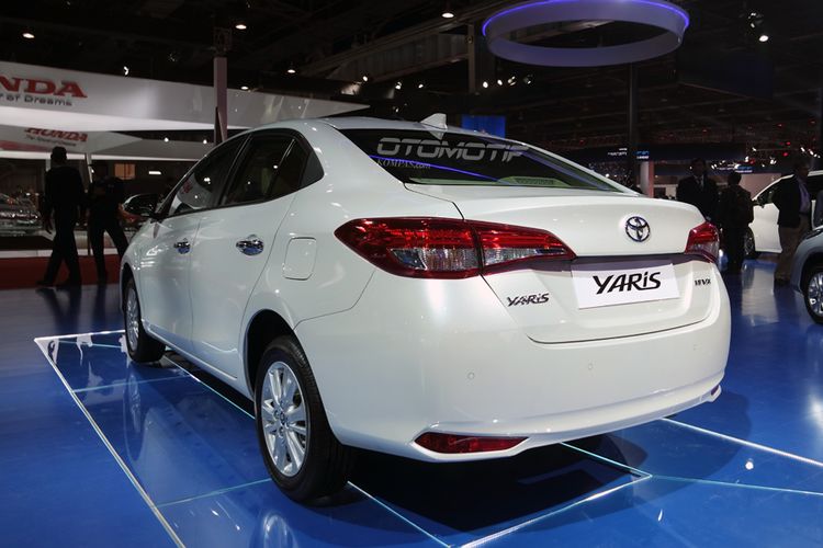 Toyota Yaris sedan meluncur di Delhi Auto Expo, Rabu (7/2/2018).