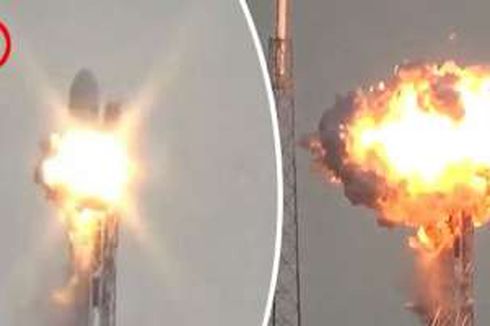 Roket Pembawa Satelit Facebook Meledak karena UFO?