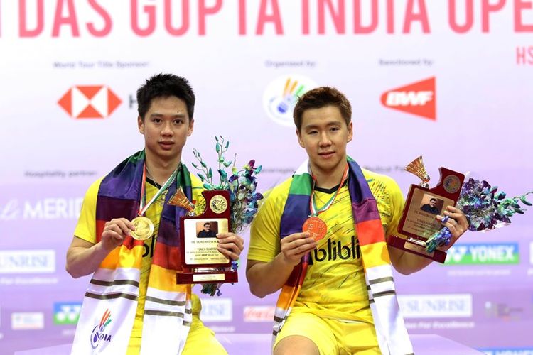 Kevin sanjaya Sukamuljo/Marcus Fernaldi Gideon juara di India Open 2018