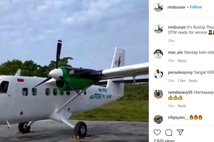 Apakah pesawat rimbun air hilang kontak