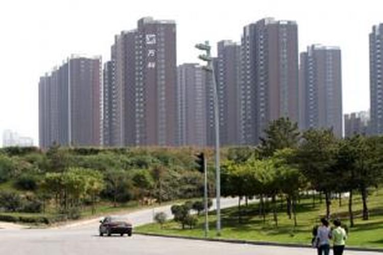 Investasi properti di Tiongkok terus melambat.