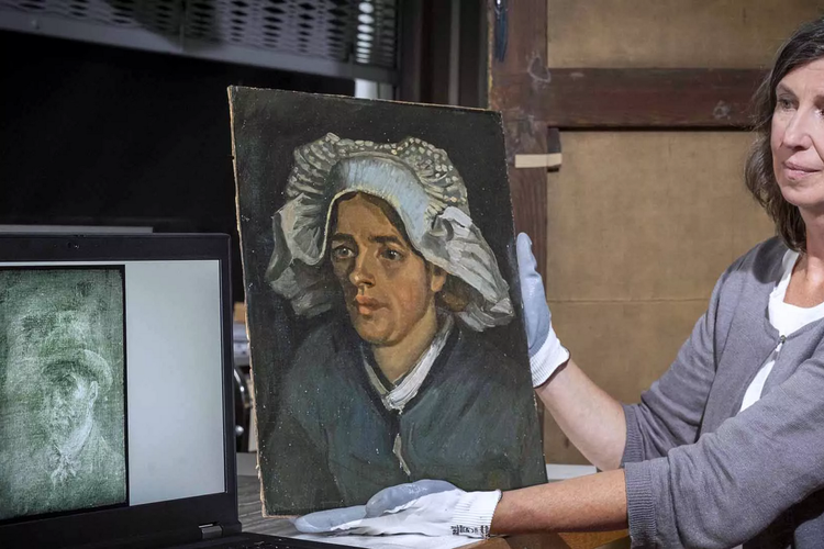 Potret Diri Van Gogh Ditemukan, Tersembunyi di Balik Lukisannya