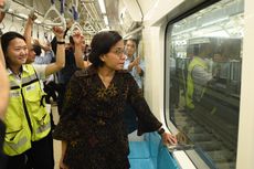Jajal MRT, Sri Mulyani Terkesan Jakarta Lebih Modern 