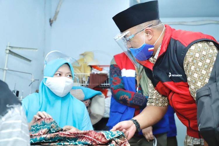 PT Pertamina (Persero) berikan bantuan usaha kepada panti sosial yang ada di wilayah Jakarta dan sekitarnya, Selasa (11/8/2020) (Dok. Pertamina)