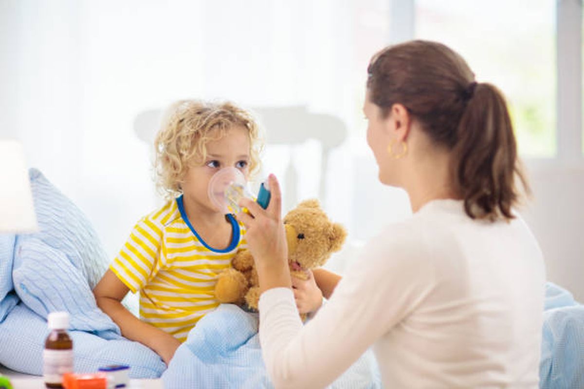Penyebab asma pada anak.