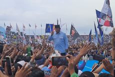 Prabowo Joget Sambil Hujan-hujanan Saat Kampanye 
