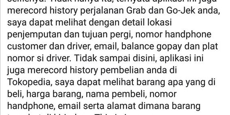 Ini Penjelasan Go Jek Soal Data Pengguna Yang Dipakai Fintech