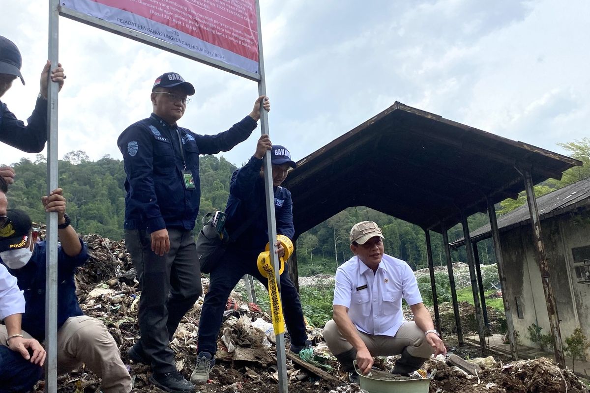 Banyak Sampah Tak Terolah, TPA Bakung Lampung Disegel Kementerian LH