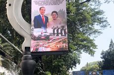 Videotron Terima Kasih Jokowi Bertebaran di Jalan Utama Kota Bogor