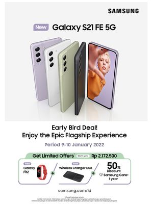 Program Early Bird Samsung Galaxy S21 FE 5G.