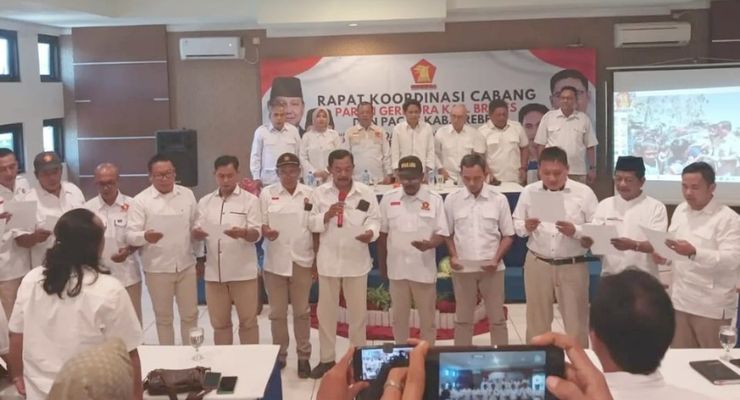 Sekretaris DPC Gerindra Brebes Ismail Fahmi Dideklarasikan Maju sebagai Bakal Calon Wakil Bupati