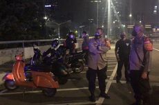 Kerumunan di Flyover Rasuna Said, Polisi Amankan Sejumlah Motor, termasuk Vespa Gembel