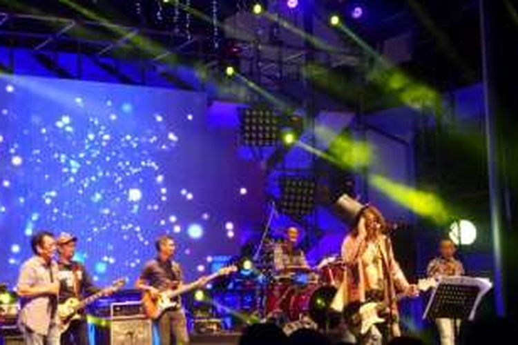P Project tampil dalam festival musik Synchronize Fest 2016, yang digelar di Gambir Expo, JIExpo Kemayoran, Jakarta Pusat, Sabtu (29/10/2016) malam.