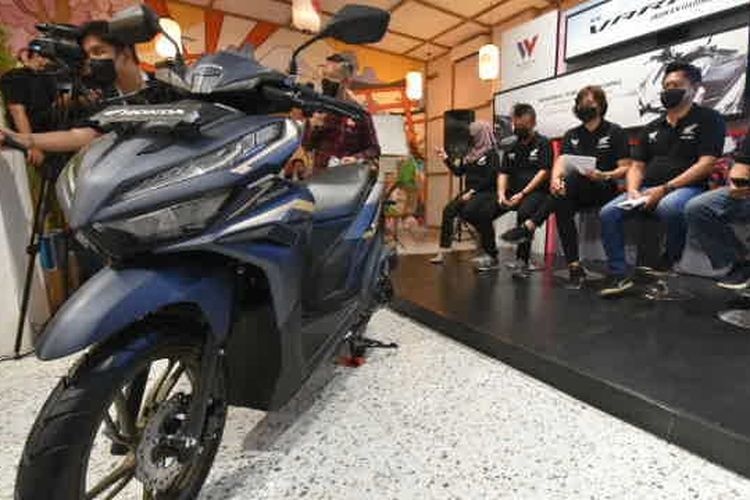 Main Dealer sepeda motor Honda Jakarta Tangerang, PT Wahana Makmur Sejati membuat acara seremoni public launching regional New Vario 125.