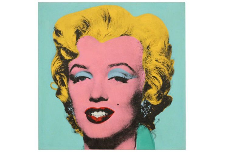 Potret Marilyn Monroe karya Andu Warhol.
