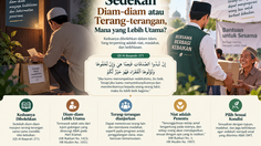 Sedekah Diam-diam atau Terang-terangan, Mana yang Lebih Utama?