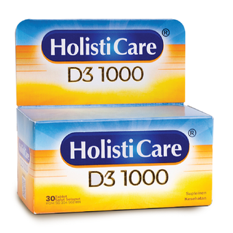 Suplemen Holisti Care D3 1000 bisa jadi cara praktis memenuhi kebutuhan vitamin D dalam tubuh