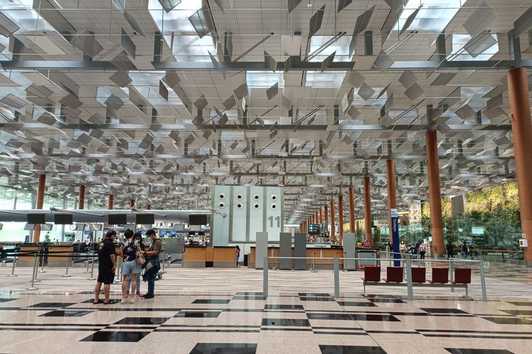Ilustrasi Bandara Changi Singapura.