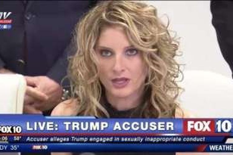 Summer Zervos, mantan peserta The Apprentice yang menggugat Donald Trump.