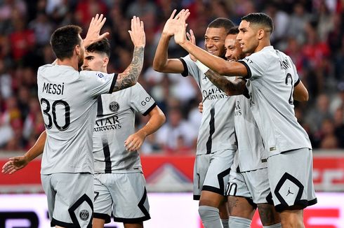 Hasil LOSC Vs PSG 1-7: Hujan Gol, Mbappe Hattrick, Messi dkk Bikin Sejarah