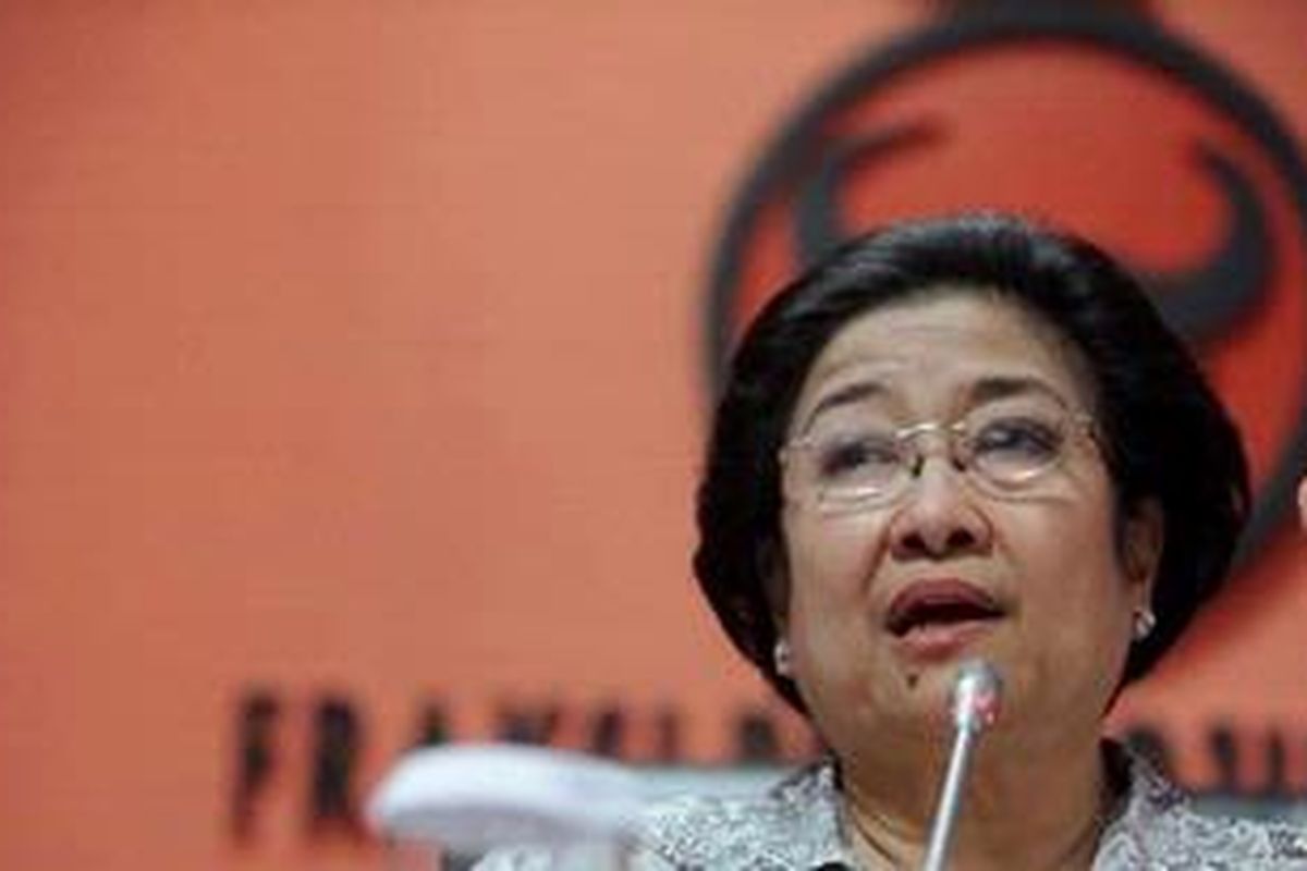 Ketua Umum Partai Demokrasi Indonesia Perjuangan (PDIP), Megawati Soekarnoputri.