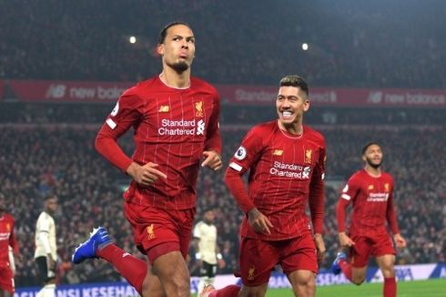 Liverpool Vs Man United, Van Dijk dan Mo Salah Bawa The Reds Menang