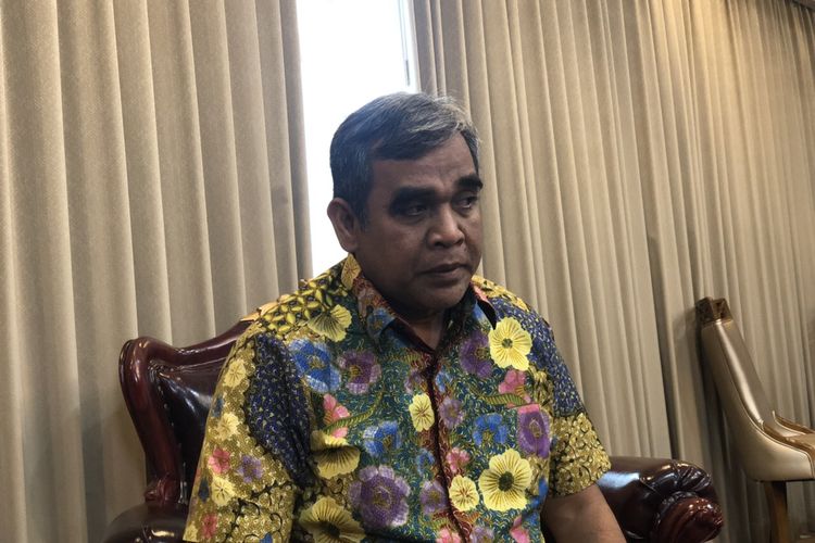 Sekretaris Jenderal Partai Gerindra Ahmad Muzani ditemui di Kompleks Parlemen Senayan, Jakarta, Selasa (20/9/2022). 
