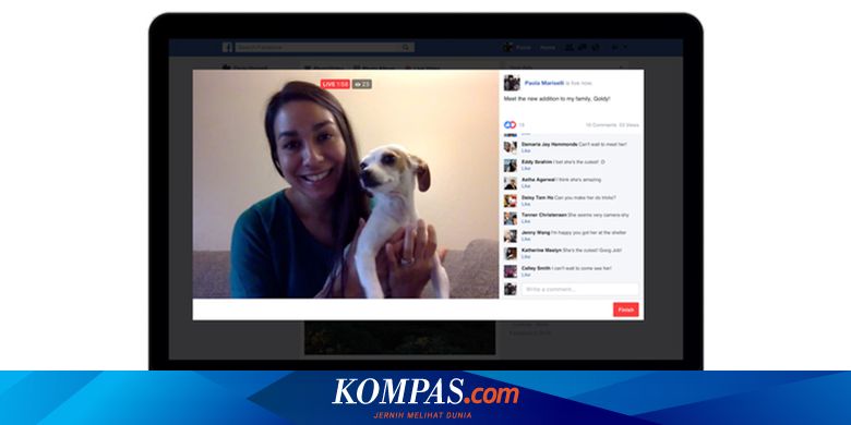 Siaran Langsung Facebook Live Kini Hadir Di Komputer