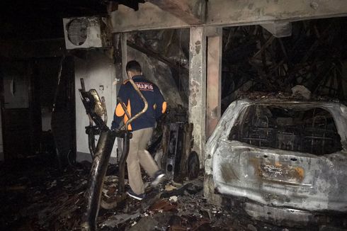 Rumah Anggota Polri di Denpasar Bali Terbakar, Berawal dari Ledakan Mobil CRV